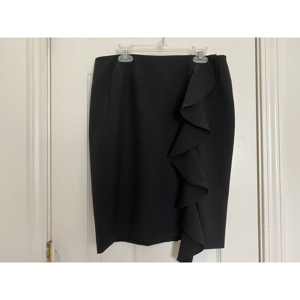 NWT Kim Rogers Women Dress Skirt Color Black Size 10 P Petite